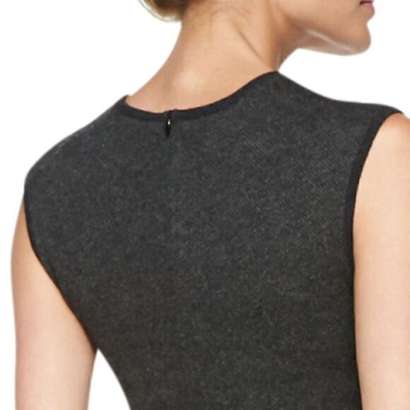 Ralph Lauren Cashmere Birdseye Lamb Leather Dress - Picture 9 of 16